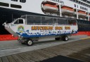 Photo of Duck boat in front of cruise ship